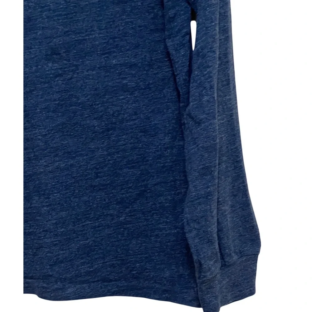 Polo Ralph Lauren T-Shirt Mens L Blue Excellence Long Sleeve V-Neck Cotton Pony
